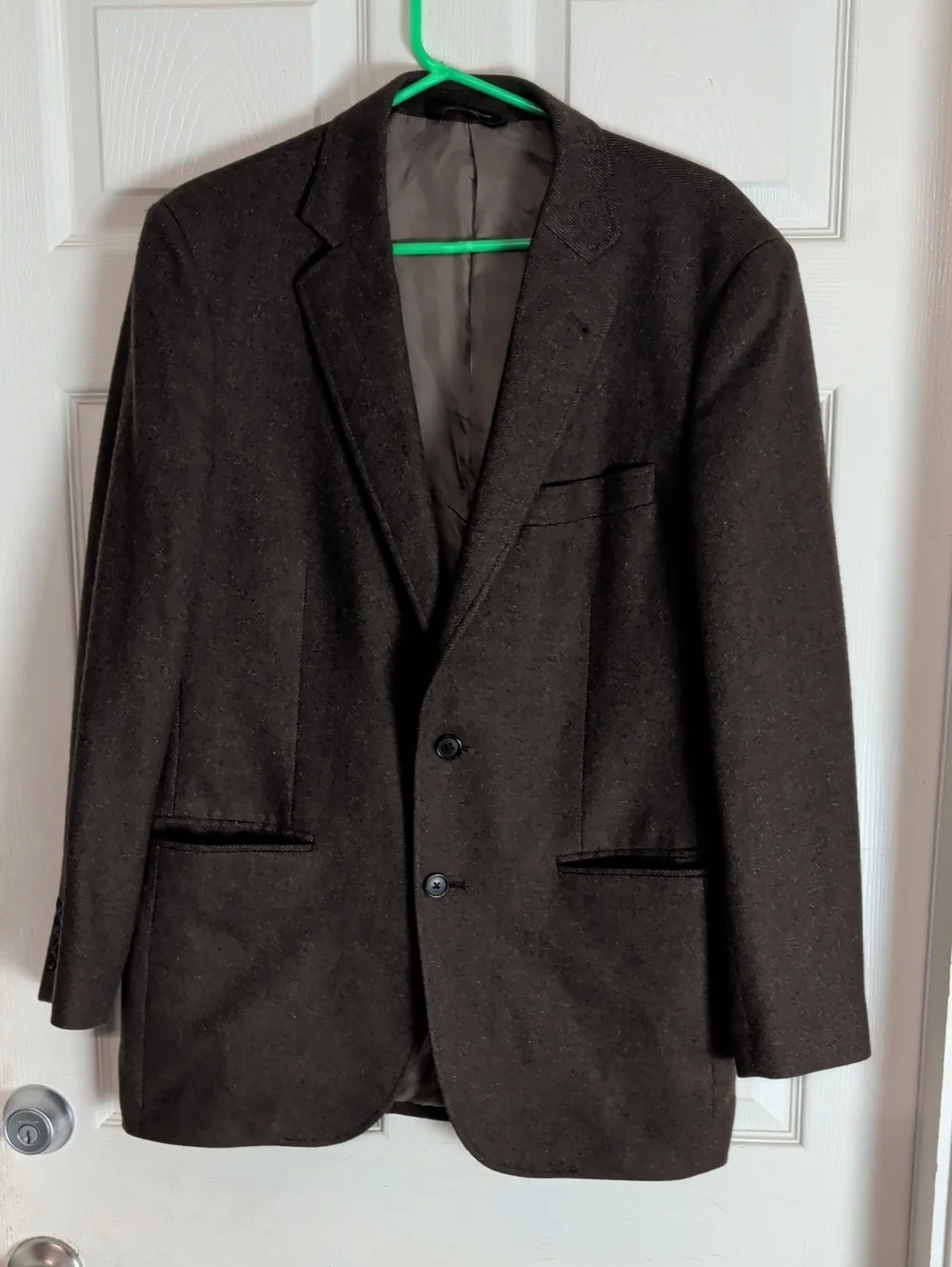 Brooks Brothers Sport Coat 1818 Madison Yorkshire Tweed Moon Wool Cashmere 39 R